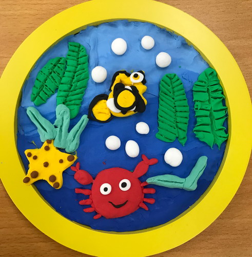 海底世界绘画漂亮