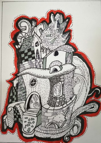 我的城堡三年级儿童画