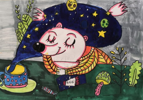 凯特的梦创意画一等奖