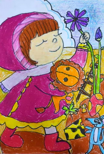 去外婆家的路上绘画获奖作品