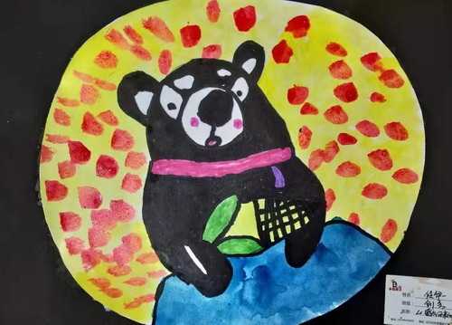 爱吃玉米的熊创意画获奖