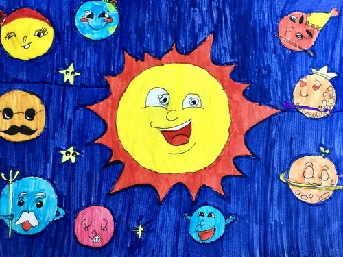 太阳儿童画一等奖