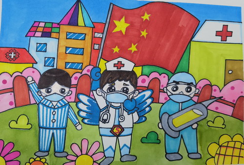 全民抗疫绘画获奖作品