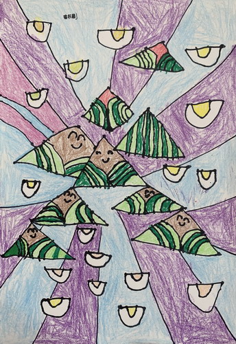 欢度端午五年级绘画