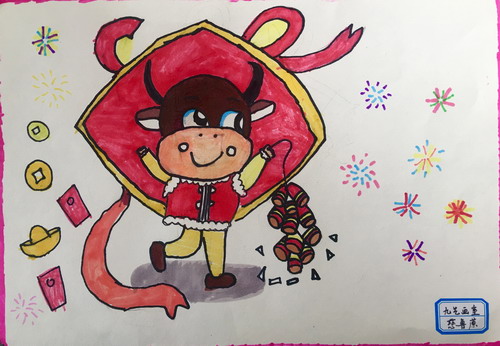 牛年大发儿童绘画