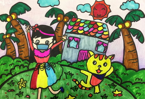 一起摇摆画简单又漂亮