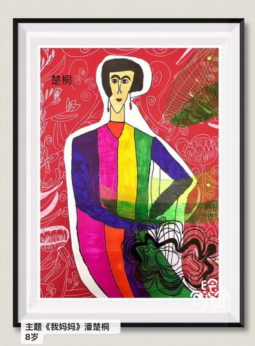 我妈妈画画简单