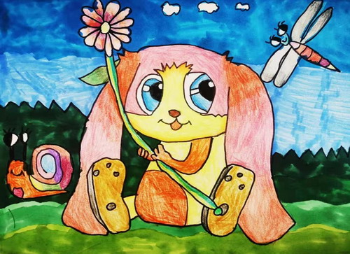 我的小萌宠创意画一等奖