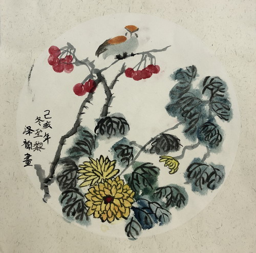 漂亮的小花绘画漂亮