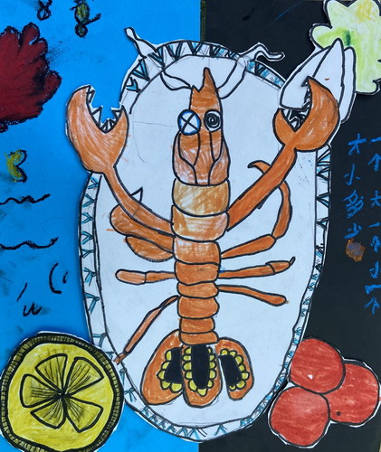 澳洲龙虾画画好看