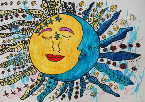 星月神话绘画图片