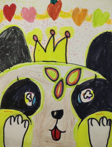 可爱的大熊猫画画简单