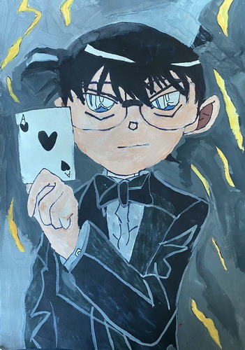 柯南绘画作品
