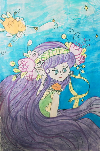美人鱼绘画获奖作品