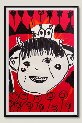 牙痛儿童画图片