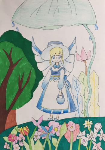 我的家园画简单又漂亮