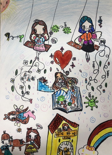 快乐生活二年级绘画