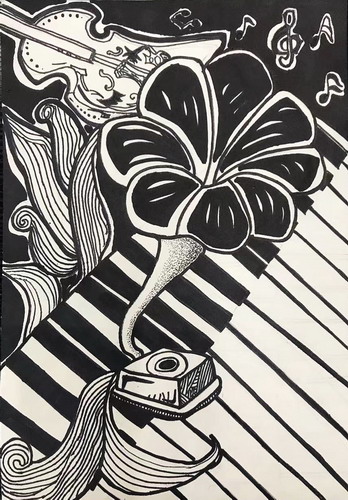 音乐狂想曲儿童画获奖