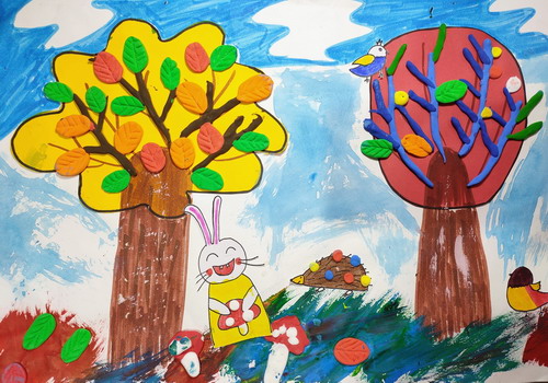 秋天创意画获奖