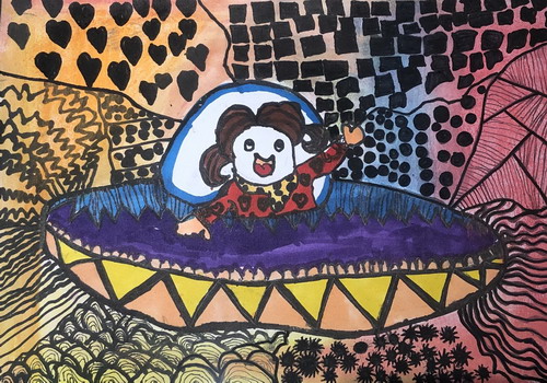 宇宙飞船画画好看