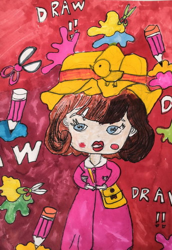 时装宝贝儿童画一等奖