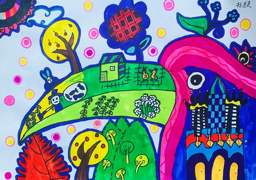 巨嘴鸟之家儿童绘画获奖