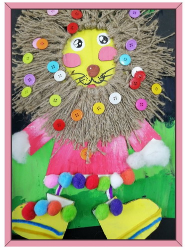 狮子画简单好看