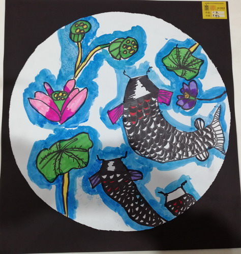 年年有余绘画作品