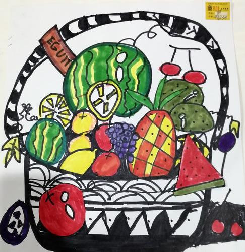 蔬果写生画画图片