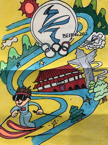 期待冬奥绘画作品