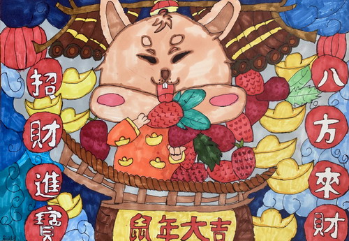 大丰收六年级绘画