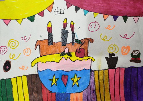 纸杯蛋糕手绘图片