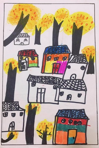 秋日之乡创意画获奖