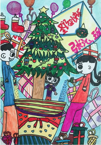 圣诞快乐绘画获奖作品