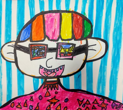 我眼中的美丽世界画简单又漂亮