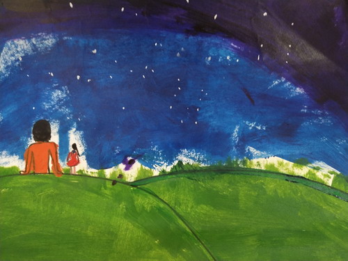 美好的回忆绘画一等奖