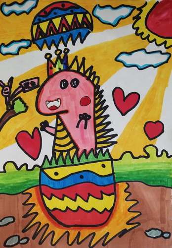 破壳而出儿童画获奖