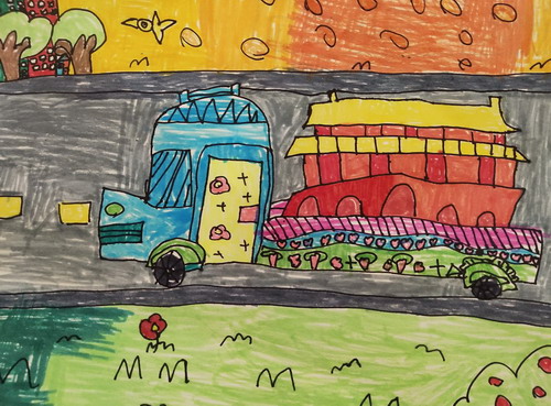 我的祖国画画简单