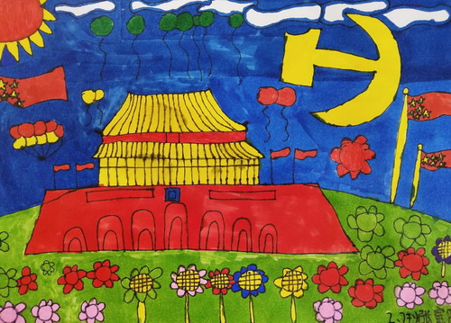 天安门绘画获奖