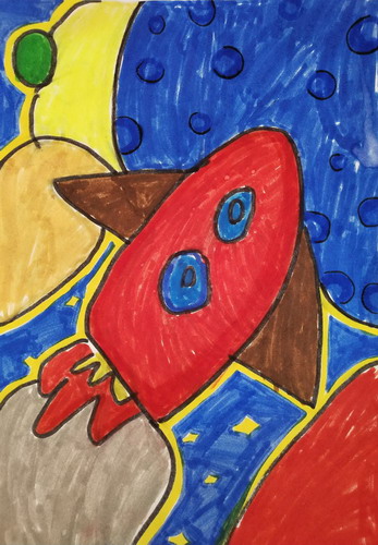 太空创意画获奖