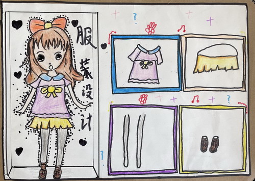 服装设计画画简单