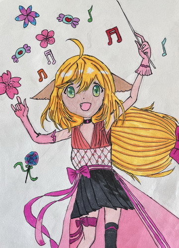 涂山苏苏创意画获奖