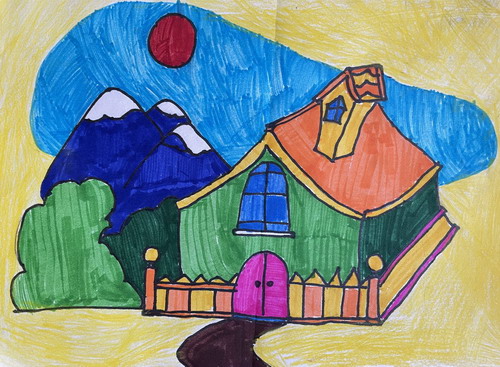 田园风光画画好看