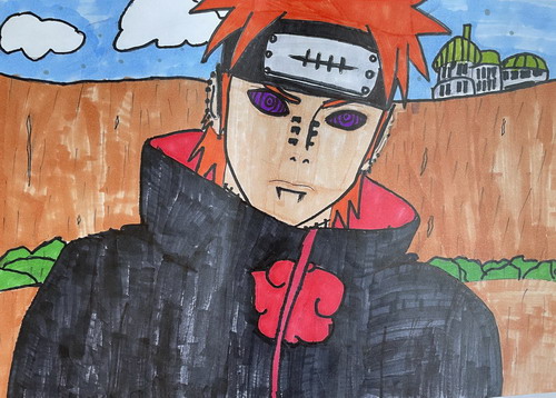 佩恩.天道儿童画