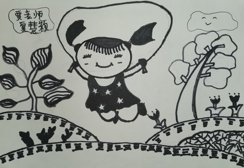 快乐女孩儿童绘画获奖