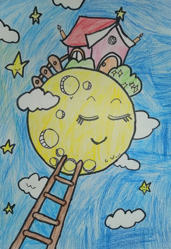 登上月球手绘画获奖