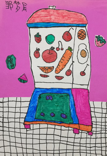 神奇的榨汁机绘画获奖