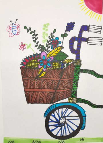 花车手绘画获奖