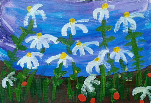 美丽的孔雀手绘画简单好看