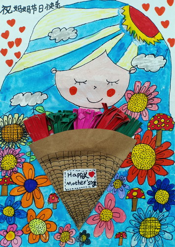 母亲节画画好看